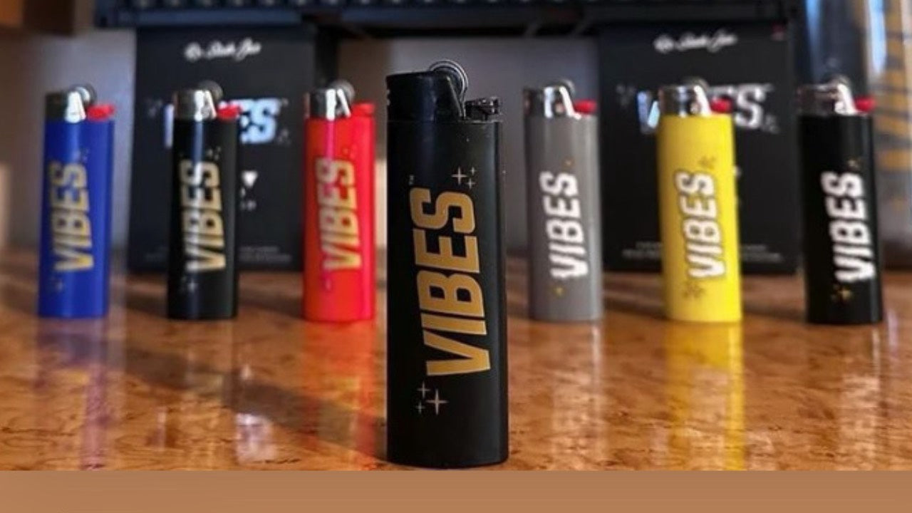 Vibes Papers Bic Lighters