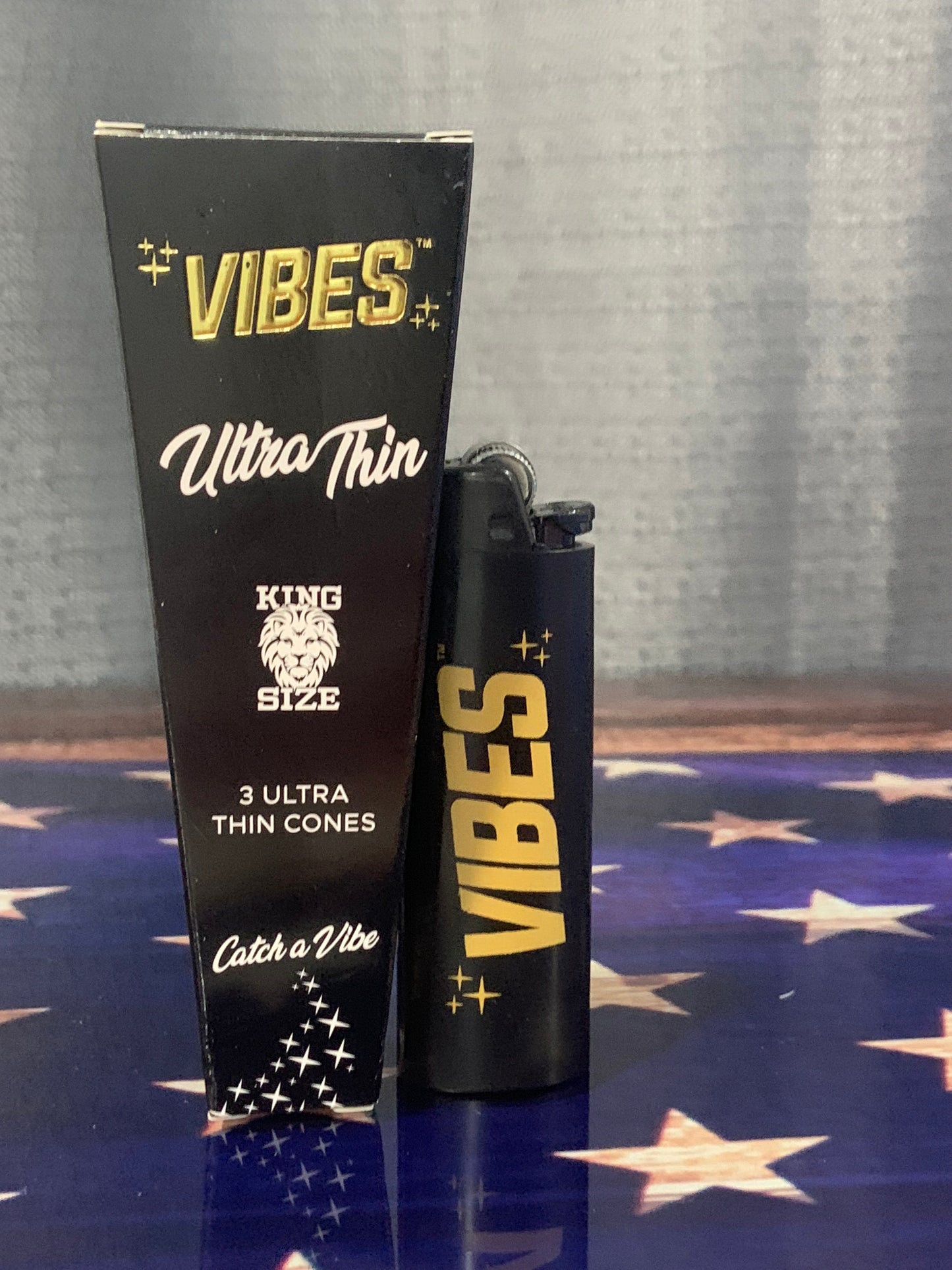 Vibes Cones and Bic Lighter Combo