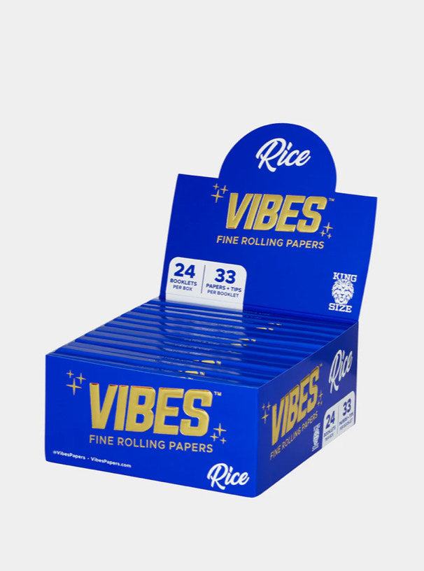 VIBES PAPERS BOX - KING SIZE SLIM WITH TIPS