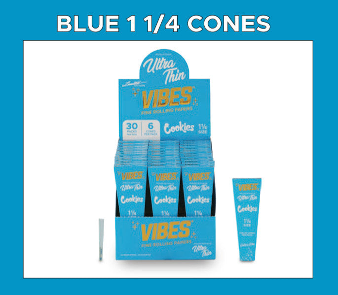 Cookies Vibes 1.25 Size Blue Cones